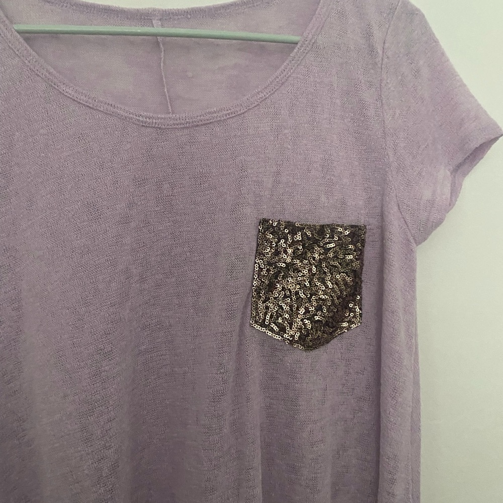Sequin Pocket Top - image 2